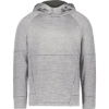 Custom Youth All-Pro Performance Fleece Hooded Sweatshirt Athletic Grey Heather/ Iron