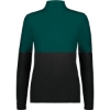 Custom Womens Momentum Team Quarter-Zip Pullover Black/ Dark Green