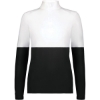 Custom Womens Momentum Team Quarter-Zip Pullover Black/ White