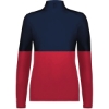 Custom Womens Momentum Team Quarter-Zip Pullover Scarlet/ Navy