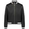 Custom Womens V-Street Full-Zip Jacket Black/ White