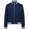Custom Womens V-Street Full-Zip Jacket Navy/ White