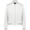 Custom Womens V-Street Full-Zip Jacket White/ Athletic Heather