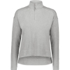 Custom Womens Eco Revive™ Ventura Soft Knit Quarter-Zip Pullover Grey Heather