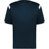 Custom Youth On The Rise T-Shirt Navy/ White