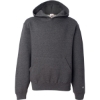 Custom Youth Hooded Sweatshirt Charcoal