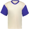 Custom Unisex Prep Street Fan Jersey Alabaster/ Purple