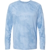 Custom Unisex Cabo Camo Performance Long Sleeve T-Shirt Blue Mist