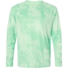 Custom Unisex Cabo Camo Performance Long Sleeve T-Shirt Mint Green