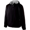 Custom Mens Homefield Hooded Jacket Black
