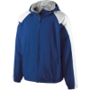 Custom Mens Homefield Hooded Jacket Royal/ White