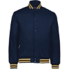 Custom Mens Heritage Jacket Navy/ Light Gold/ White