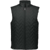 Custom Mens Repreve® Eco Quilted Vest Black