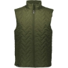 Custom Mens Repreve® Eco Quilted Vest Olive