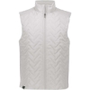 Custom Mens Repreve® Eco Quilted Vest White
