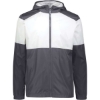 Custom Mens SeriesX Hooded Jacket Carbon/ White