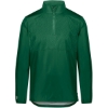Custom Mens SeriesX Quarter-Zip Pullover Dark Green