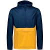 Custom Mens Packable Quarter-Zip Jacket Navy/ Gold