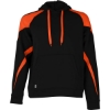 Custom Unisex Athletic Fleece Prospect Hooded Sweatshirt Black/ Orange