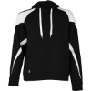 Custom Unisex Athletic Fleece Prospect Hooded Sweatshirt Black/ White