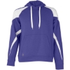 Custom Unisex Athletic Fleece Prospect Hooded Sweatshirt Purple/ White
