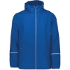 Custom Mens Packable Hooded Jacket Royal