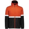 Custom Mens Turnabout Reversible Hooded Jacket Orange/ Black
