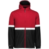 Custom Mens Turnabout Reversible Hooded Jacket Scarlet/ Black
