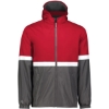 Custom Mens Turnabout Reversible Hooded Jacket Scarlet/ Carbon