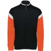Custom Youth Limitless Full-Zip Jacket Black/ White/ Orange