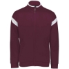 Custom Youth Limitless Full-Zip Jacket Maroon/ White/ Maroon