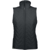 Custom Womens Repreve® Eco Quilted Vest Black