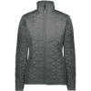 Custom Womens Repreve® Eco Quilted Jacket Carbon