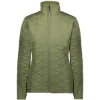 Custom Womens Repreve® Eco Quilted Jacket Olive