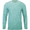 Custom Mens Belize Sublimated Long Sleeve T-Shirt Emerald Water