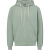 Custom Unisex Retro Heather Full-Zip Hooded Sweatshirt Greenstone
