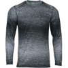 Custom Mens Mirage Performance Long Sleeve T-Shirt Black