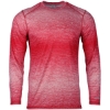 Custom Mens Mirage Performance Long Sleeve T-Shirt Red