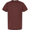 Custom Youth Fine Jersey T-Shirt Heather Burgundy