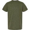 Custom Youth Fine Jersey T-Shirt Heather Military Green