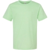 Custom Youth Fine Jersey T-Shirt Heather Neo Mint