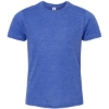 Custom Youth Fine Jersey T-Shirt Heather Royal