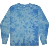 Custom Unisex Crystal Wash Long Sleeve T-Shirt Crystal Carolina Blue