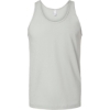 Custom Unisex Fine Jersey Tank New Silver