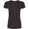 Custom Womens Poly-Rich T-Shirt Black