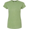 Custom Womens Poly-Rich T-Shirt Heather Green