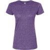 Custom Womens Poly-Rich T-Shirt Heather Purple