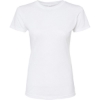 Custom Womens Poly-Rich T-Shirt White