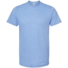 Custom Unisex Poly-Rich T-Shirt Heather Athletic Blue