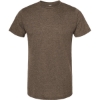 Custom Unisex Poly-Rich T-Shirt Heather Brown